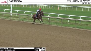 Princess Wadadli Worked 4 Furlongs in 51.40 at Saratoga on June 12th, 2026