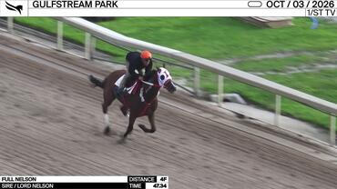 Full Nelson Worked 4 Furlongs in 47.34 at Gulfstream Park on October 3rd, 2026