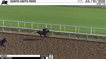 Habeas Worked 4 Furlongs in 48.00 at Santa Anita Park on July 10th, 2026