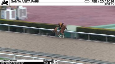 Curlin Command Worked 5 Furlongs in 1:01.40 at Santa Anita Park on February 20th, 2026