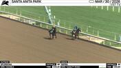Splendora (Outside) and Nafisa Worked 5 Furlongs in 1:00.20 at Santa Anita Park on March 30th, 2026