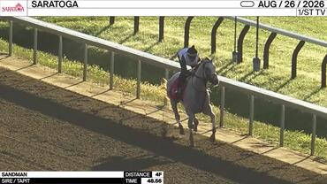 Sandman Worked 4 Furlongs in 48.56 at Saratoga on August 26th, 2026