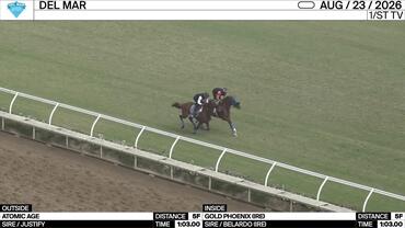 Atomic Age (Outside) and Gold Phoenix Worked 5 Furlongs in 1:03.00 at Del Mar on August 23rd, 2026