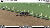 Malarchuk (Outside) and Stark Contrast Worked 5 Furlongs in 1:00.40 at Santa Anita Park on March 6th, 2026