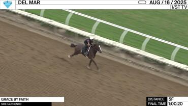 Grace by Faith Worked 5 Furlongs in 1:00.20 at Del Mar on August 16th, 2025