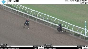 Seek the Good (Red Cap) and Caps d'Oro Worked 5 Furlongs at Del Mar on September 6th, 2026