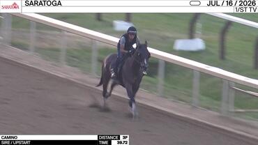Camino Worked 3 Furlongs in 39.72 at Saratoga on July 16th, 2026