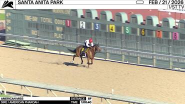 American Miss Worked 5 Furlongs in 1:00.40 at Santa Anita Park on February 21st, 2026
