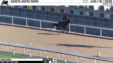 Misleading Worked 3 Furlongs in 38.40 at Santa Anita Park on June 15th, 2026