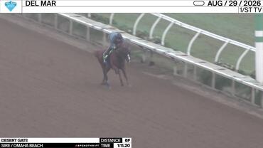 Desert Gate Worked 6 Furlongs in 1:11.20 at Del Mar on August 29th, 2026