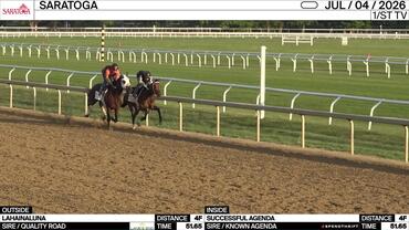Lahainaluna (Outside) and Successful Agenda Worked 4 Furlongs in 51.65 at Saratoga on July 4th, 2026