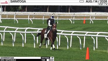 Governor Sam Worked 4 Furlongs in 49.00 at Saratoga on August 14th, 2026
