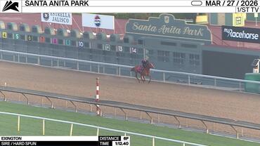 Exington Worked 6 Furlongs in 1:12.40 at Santa Anita Park on March 27th, 2026