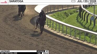 Lightscape Worked 5 Furlongs in 1:02.18 at Saratoga on July 23rd, 2026