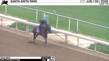 Sally Says Worked 4 Furlongs in 48.60 at Santa Anita Park on June 3rd, 2026