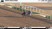 Last Call Cowboy (Outside) and Green Zone Worked at Santa Anita Park on June 22nd, 2026