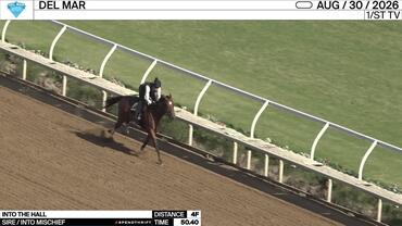 Into the Hall Worked 4 Furlongs in 50.40 at Del Mar on August 30th, 2026