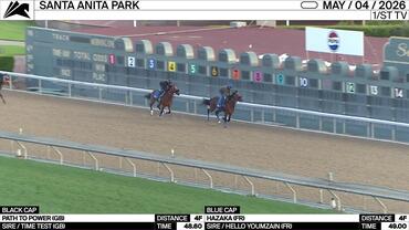 Path To Power (Black Cap) and Hazaka Worked 4 Furlongs at Santa Anita Park on May 4th, 2026
