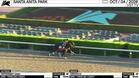 Peppermint Dash (Outside) and Virevolte Worked 4 Furlongs in 47.00 at Santa Anita Park on October 4th, 2026