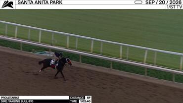 Proletariat Worked 5 Furlongs in 1:02.40 at Santa Anita Park on September 20th, 2026