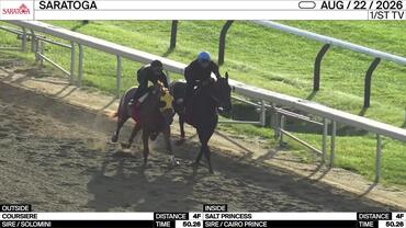 Coursiere (Outside) and Salt Princess Worked 4 Furlongs in 50.26 at Saratoga on August 22nd, 2026