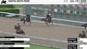Air Force Red (Outside) and Our Bucky Charm Worked 4 Furlongs at Santa Anita Park on July 12th, 2025