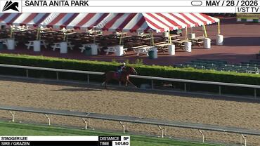 Stagger Lee Worked 5 Furlongs in 1:01.60 at Santa Anita Park on May 28th, 2026