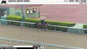 Catalina Cocktail Worked 5 Furlongs in 1:02.40 at Santa Anita Park on April 30th, 2026