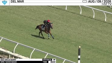 Bad Uncle Barry Worked 4 Furlongs in 49.00 at Del Mar on August 9th, 2026