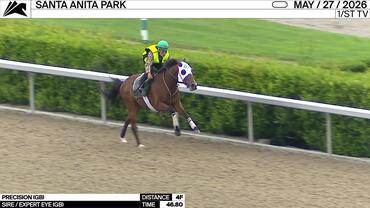 Precision Worked 4 Furlongs in 46.80 at Santa Anita Park on May 27th, 2026