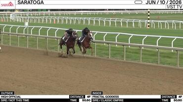 High Official (Outside) and Fractal Goddess Worked 4 Furlongs in 50.50 at Saratoga on June 10th, 2026