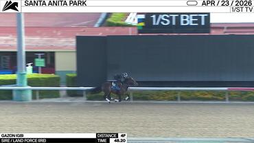 Gazon Worked 4 Furlongs in 48.20 at Santa Anita Park on April 23rd, 2026