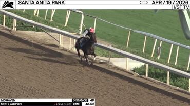 Mohaven Worked 4 Furlongs in 48.40 at Santa Anita Park on April 19th, 2026