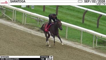 Nitrogen Worked 5 Furlongs in 1:00.46 at Saratoga on September 2nd, 2026