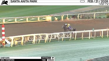 Chef Kate Worked 5 Furlongs in 1:05.00 at Santa Anita Park on February 21st, 2026