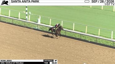 Rosie Jeeks Worked 4 Furlongs in 49.20 at Santa Anita Park on September 26th, 2026