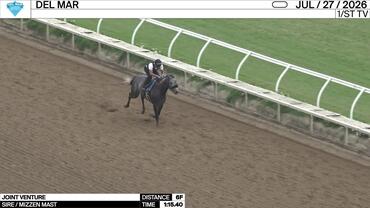 Joint Venture Worked 6 Furlongs in 1:15.40 at Del Mar on July 27th, 2026