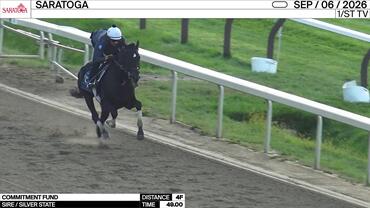 Commitment Fund Worked 4 Furlongs in 49.00 at Saratoga on September 6th, 2026