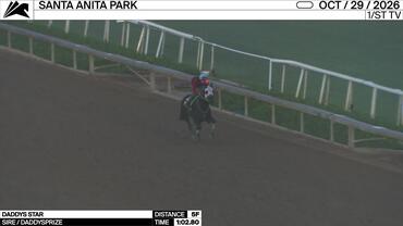 Daddys Star Worked 5 Furlongs in 1:02.80 at Santa Anita Park on October 29th, 2026