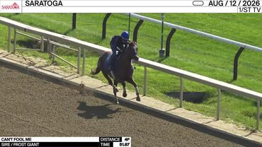 Can't Fool Me Worked 4 Furlongs in 51.87 at Saratoga on August 12th, 2026