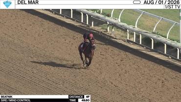 Beatnik Worked 4 Furlongs in 49.60 at Del Mar on August 1st, 2026