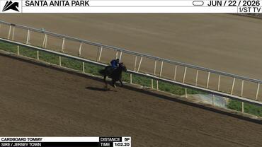 Cardboard Tommy Worked 5 Furlongs in 1:02.20 at Santa Anita Park on June 22nd, 2026