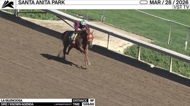 La Silenciosa Worked 5 Furlongs in 1:03.00 at Santa Anita Park on March 28th, 2026
