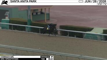 Comeback Girl Worked 4 Furlongs in 46.40 at Santa Anita Park on June 26th, 2026