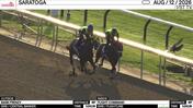 Bank Frenzy (Outside) and Flight Command Worked 5 Furlongs in 1:00.19 at Saratoga on August 12th, 2026