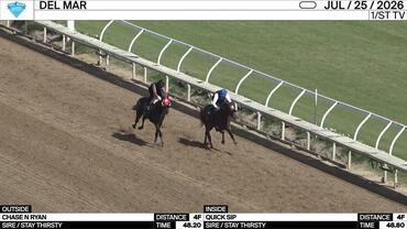 Chase N Ryan (Outside) and Quick Sip Worked 4 Furlongs at Del Mar on July 25th, 2026