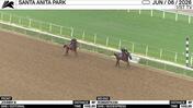 Johnny B (Front) and Romanticon Worked 5 Furlongs in 1:02.20 at Santa Anita Park on June 6th, 2026