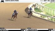 Romanticon (Outside) and Jade's Most Wanted Worked 4 Furlongs at Santa Anita Park on September 30th, 2026
