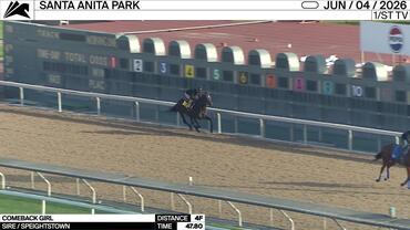 Comeback Girl Worked 4 Furlongs in 47.80 at Santa Anita Park on June 4th, 2026