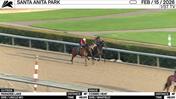 Paradise Lake (Outside) and Cosmic Heat Worked 4 Furlongs in 48.00 at Santa Anita Park on February 15th, 2026